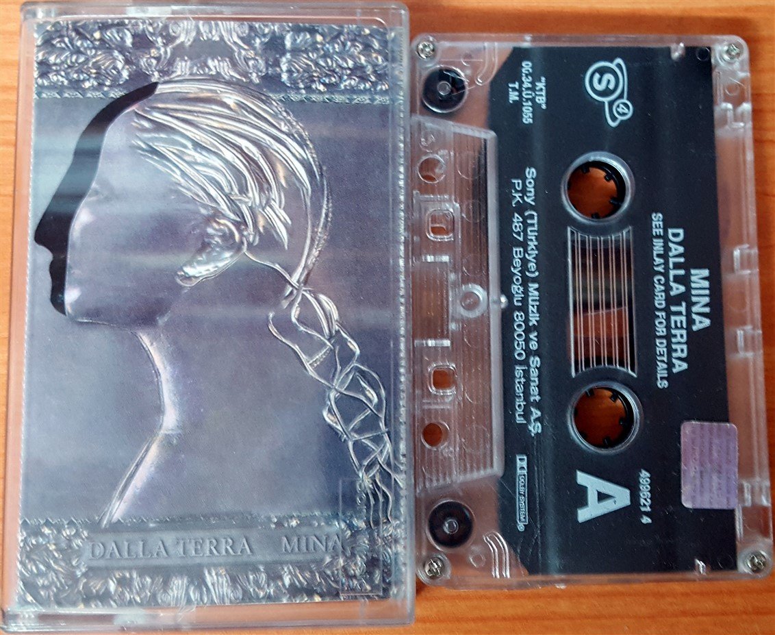 MINA - DALLA TERA (2000) SONY CASSETTE MADE IN TURKEY ''USED''