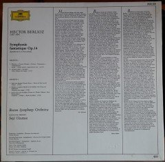 BERLIOZ: SYMPHONIE FANTASTIQUE, BOSTON SYMPHONY ORCHESTRA, SEIJI OZAWA - LP 2.EL