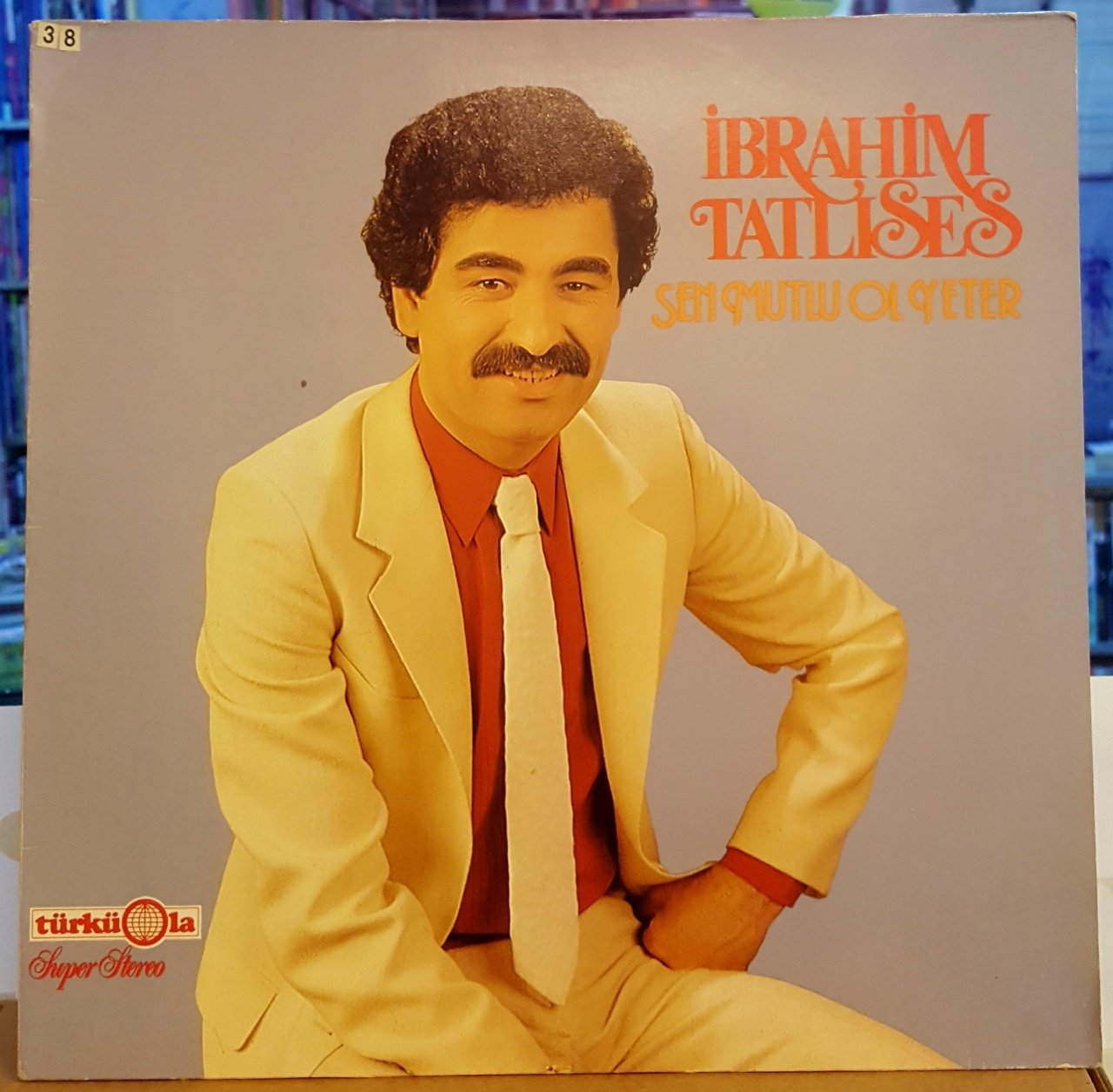 İBRAHİM TATLISES - SEN MUTLU OL YETER - LP 1982 TÜRKÜOLA ALMAN BASKI SIFIR GİBİ 2.EL