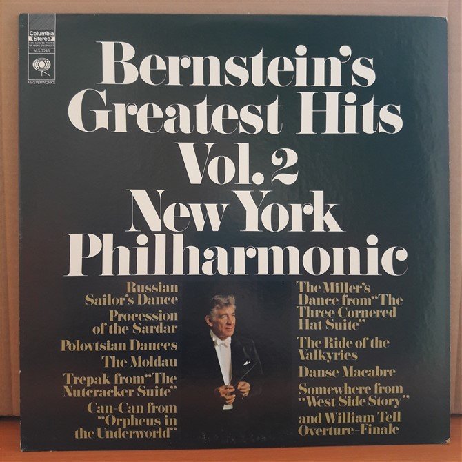 BERNSTEIN'S GREATEST HITS VOL.2 NEW YORK PHILHARMONIC - LP 2.EL PLAK