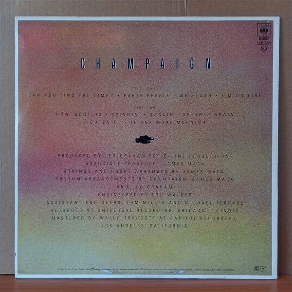 CHAMPAIGN – HOW 'BOUT US (1981) - LP 2.EL PLAK