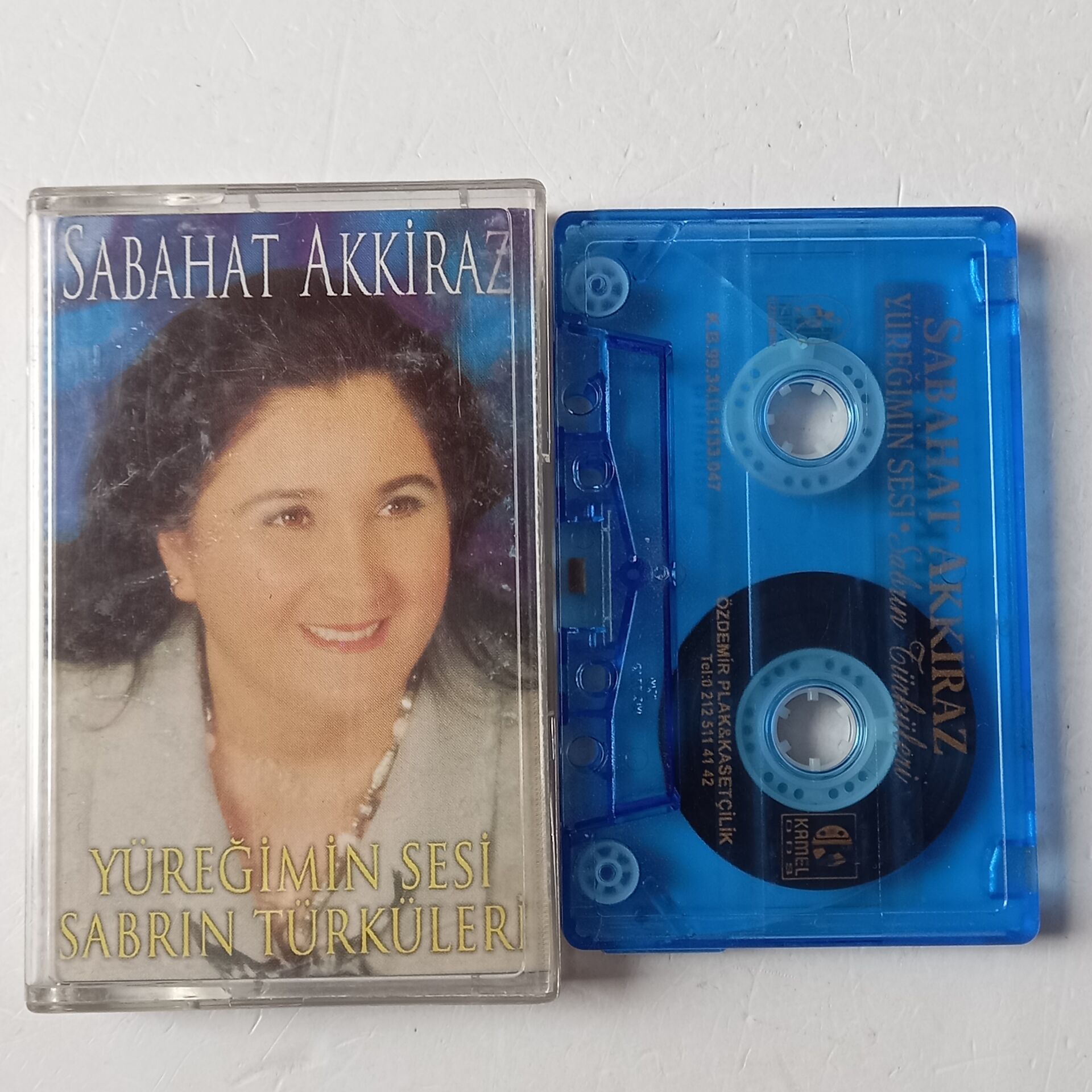 SABAHAT AKKİRAZ - YÜREĞİMİN SESİ / SABRIN TÜRKÜLERİ (1999) - KASET 2.EL