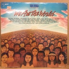 WE ARE THE WORLD MICHAEL JACKSON & LIONEL RICHIE 12'' MAXISINGLE 1985 2.EL PLAK
