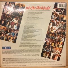 WE ARE THE WORLD MICHAEL JACKSON & LIONEL RICHIE 12'' MAXISINGLE 1985 2.EL PLAK