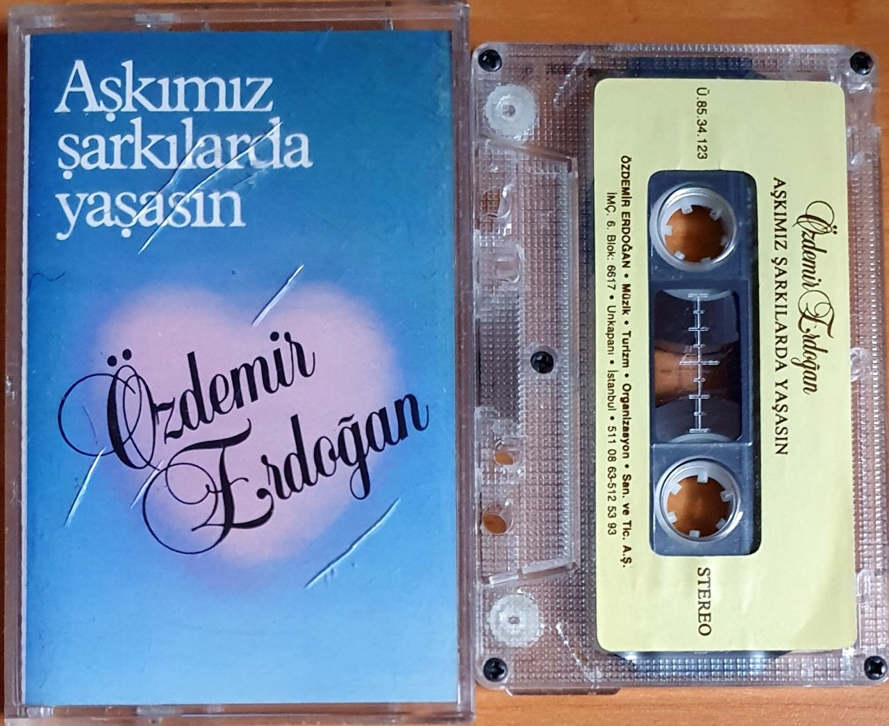 ÖZDEMİR ERDOĞAN - AŞKIMIZ ŞARKILARDA YAŞASIN (1985) - KASET 2.EL