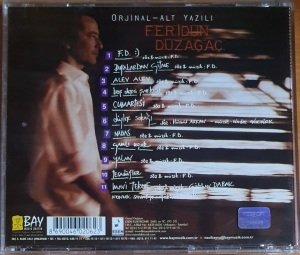 FERİDUN DÜZAĞAÇ - ORJİNAL-ALT YAZILI (2003) BAY MÜZİK CD 2.EL