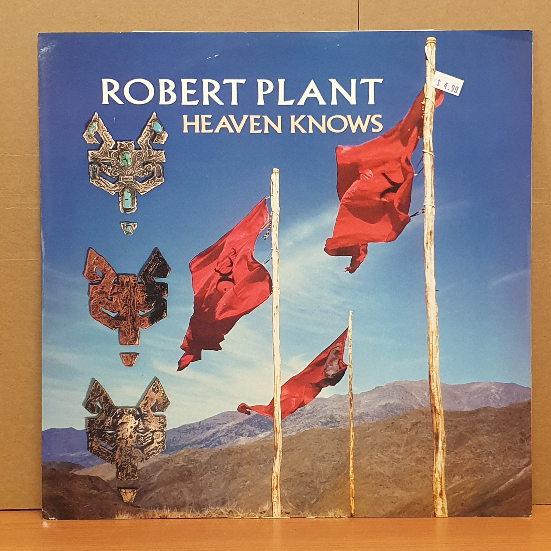 ROBERT PLANT - HEAVEN KNOWS (1988) - 12'' 45RPM PROMO MAXI SINGLE 2.EL PLAK