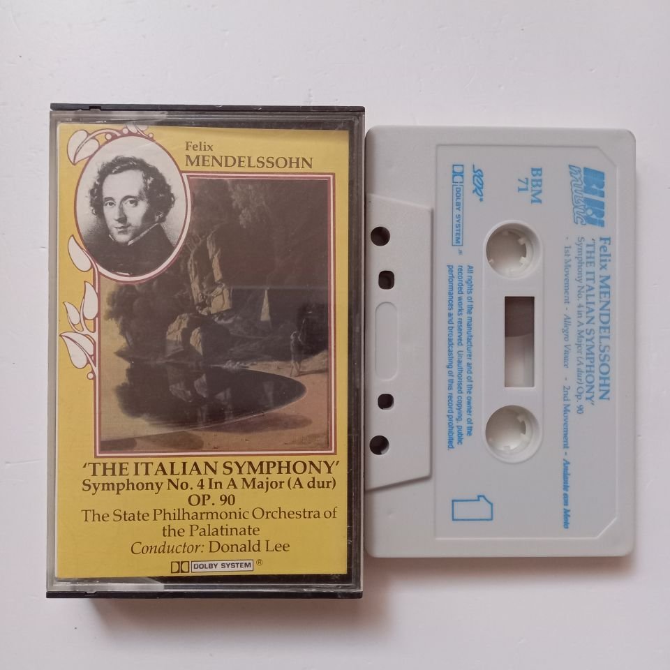 FELIX MENDELSSOHN - THE ITALIAN SYMPHONY - KASET 2.EL