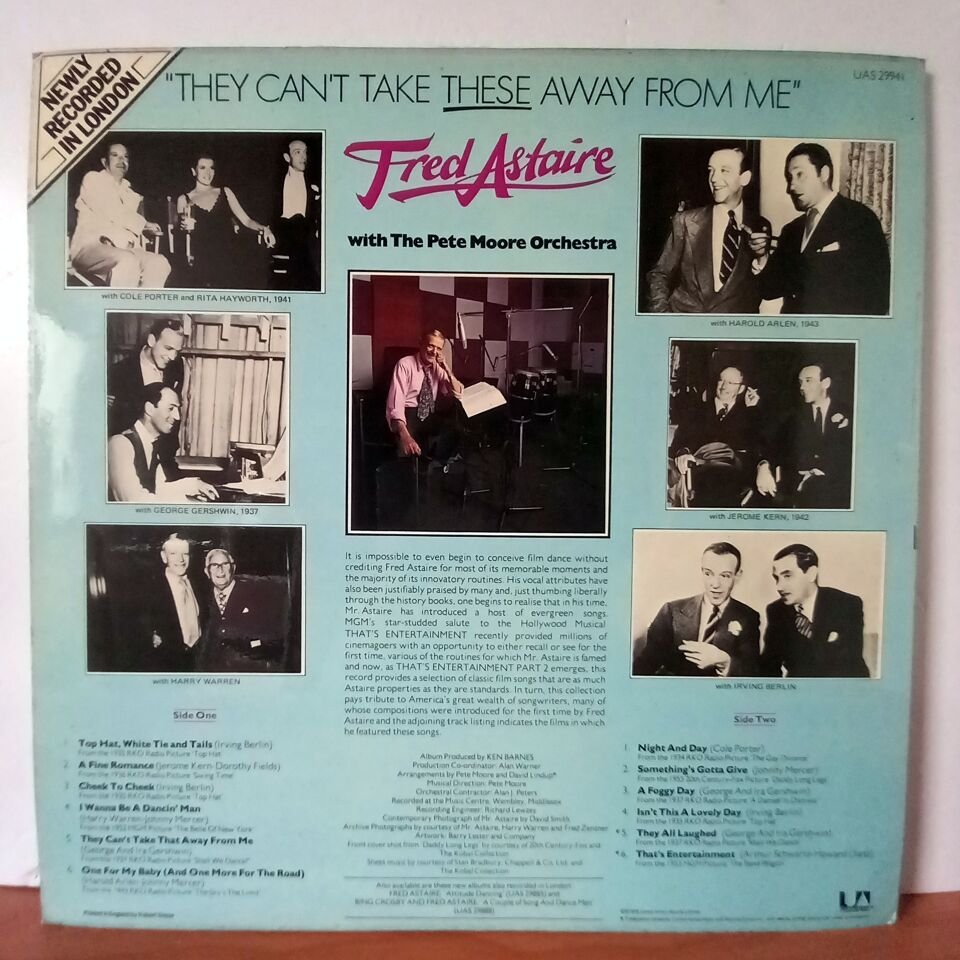 FRED ASTAIRE – THEY CAN'T TAKE THESE AWAY FROM ME (1976) - LP 2.EL PLAK