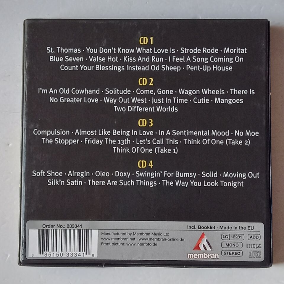 SONNY ROLLINS – DOXY (2011) - 4CD BOX SET 2.EL