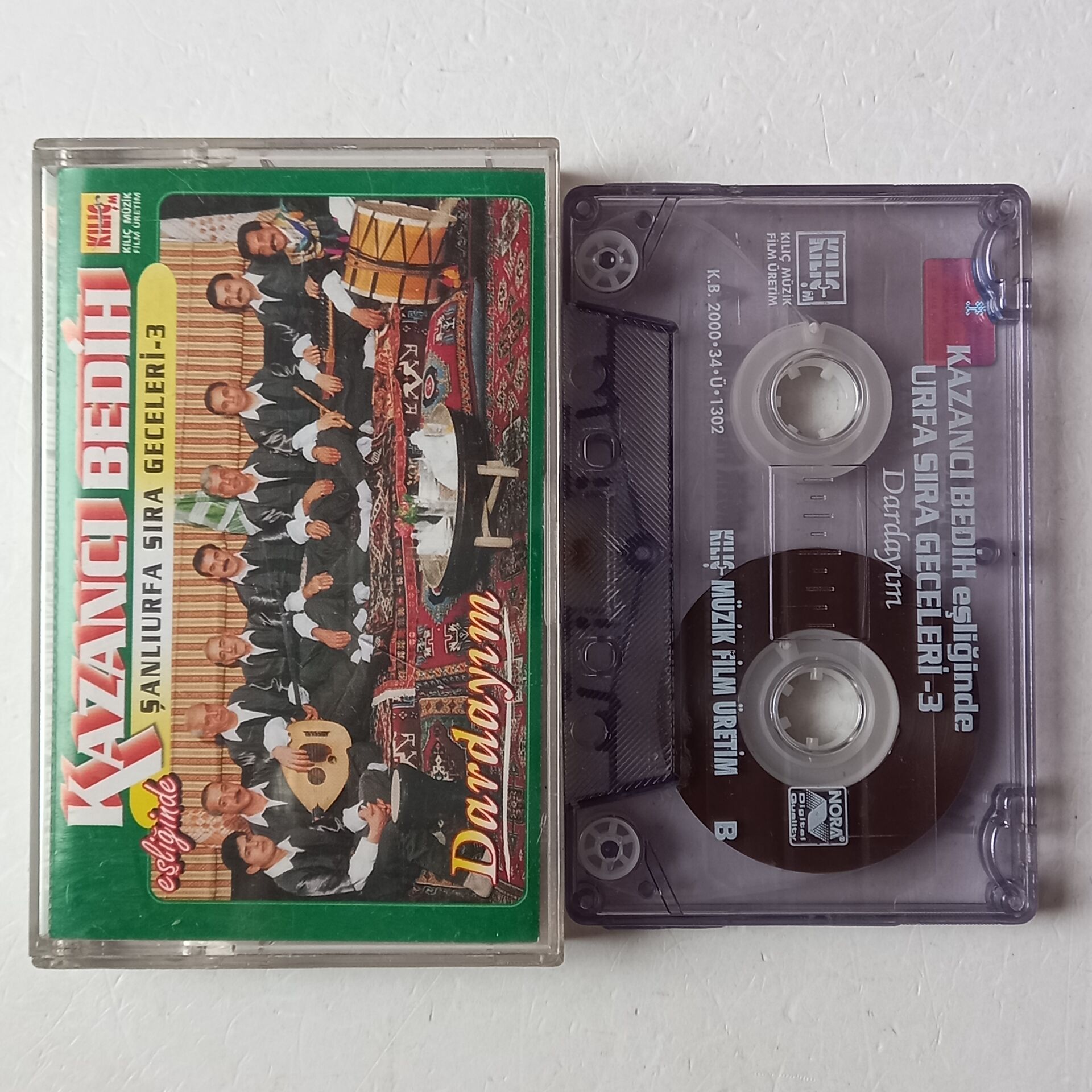 KAZANCI BEDİH EŞLİĞİNDE ŞANLIURFA SIRA GECELERİ 3 / DARDAYIM (2000) - KASET 2.EL
