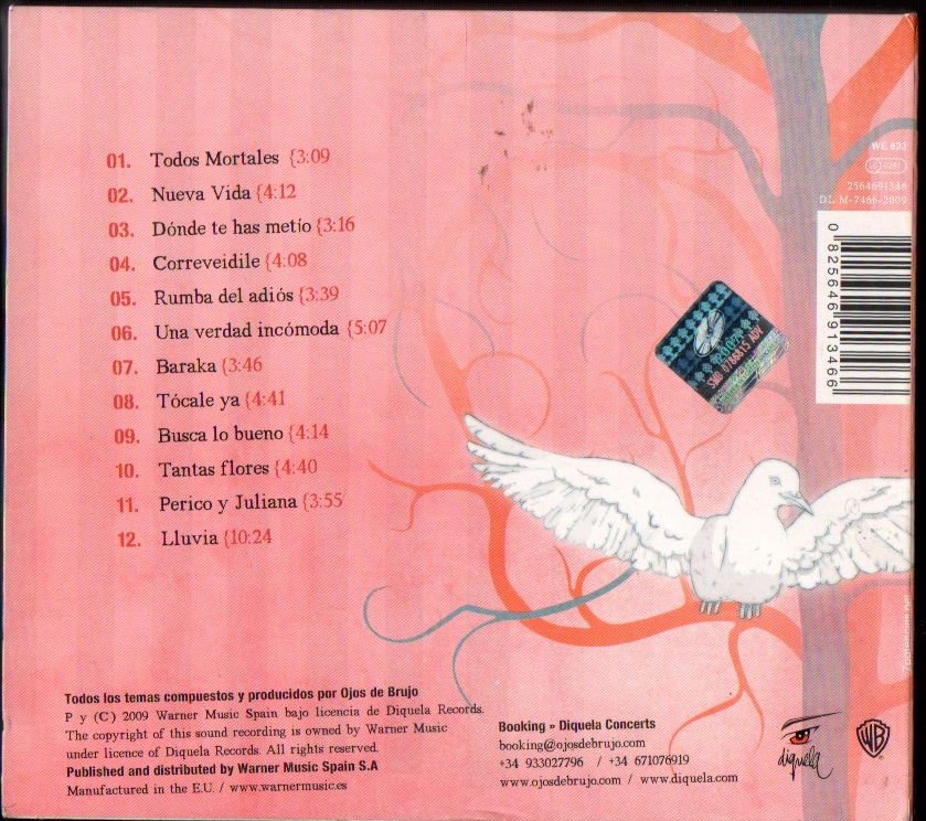 OJOS DE BRUJO - AOCANA (2009) - CD LATIN RUMBA FLAMENCO DIGIPACK 2.EL