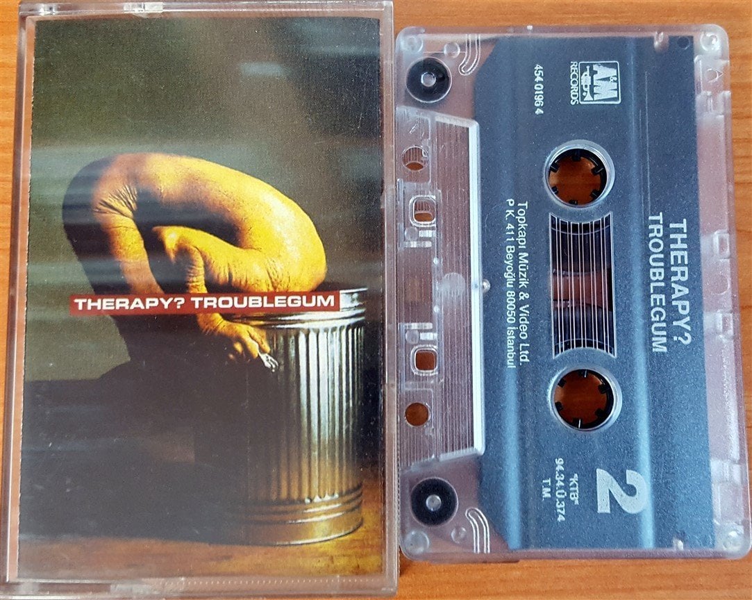 THERAPY - TROUBLEGUM (1994) TOPKAPI CASSETTE MADE IN TURKEY ''USED''