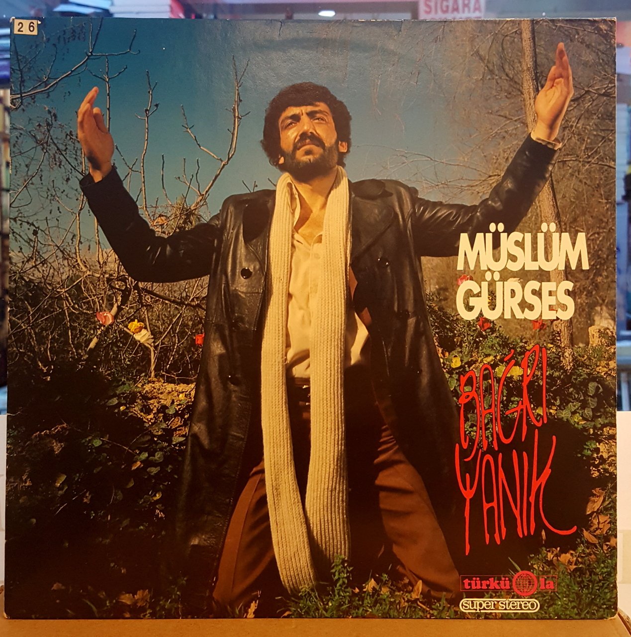 MÜSLÜM GÜRSES - BAĞRI YANIK (1979) - LP 1980 TÜRKÜOLA ALMAN BASKI SIFIR GİBİ 2.EL
