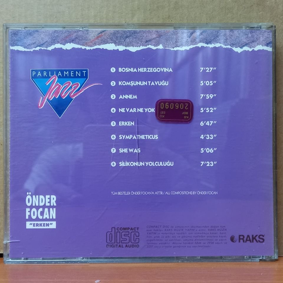 ÖNDER FOCAN – ERKEN - CD 2.EL