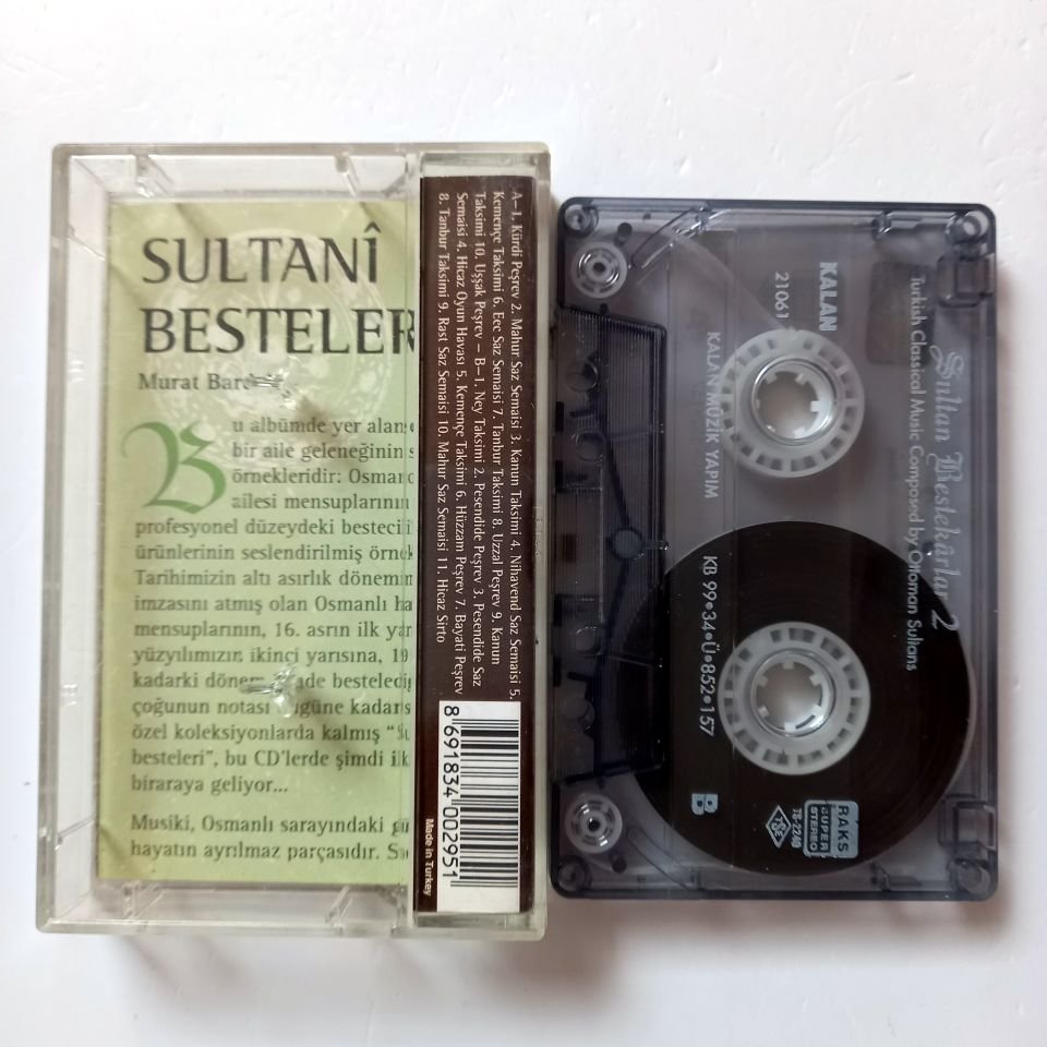 SULTAN BESTEKARLAR 2 - SAZ ESERLERİ (1999) - KASET 2.EL