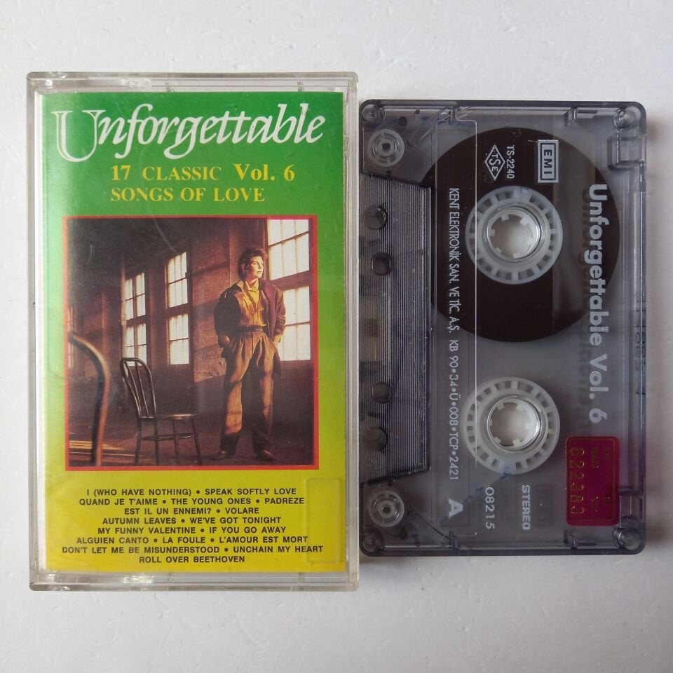 UNFORGETTABLE VOL.6 / 17 CLASSIC SONGS OF LOVE (1990) - KASET 2.EL