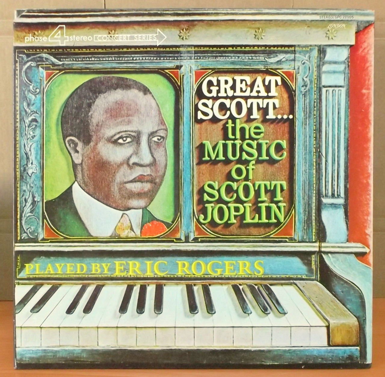 THE MUSIC OF SCOTT JOPLIN by ERIC ROGERS LP 2.EL