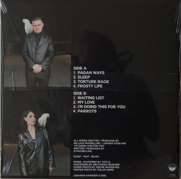 LEBANON HANOVER – ASYLUM LULLABIES (2025) - LP LIMITED EDITION DARK WAVE , GOTHIC SIFIR PLAK