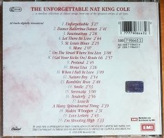 THE UNFORGETTABLE NAT KING COLE (1991) CAPITOL RECORDS CD 2.EL