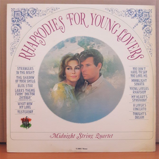 RHAPSODIES FOR YOUNG LOVERS - MIDNIGHT STRING QUARTET - LP 2.EL PLAK