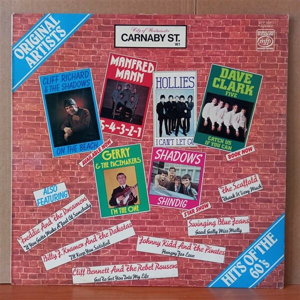 HITS OF THE 60'S/ MANFRED MANN, HOLLIES, DAVE CLARK, SHADOWS, CLIFF RICHARD & THE SHADOWS (1976) - LP 2.EL PLAK
