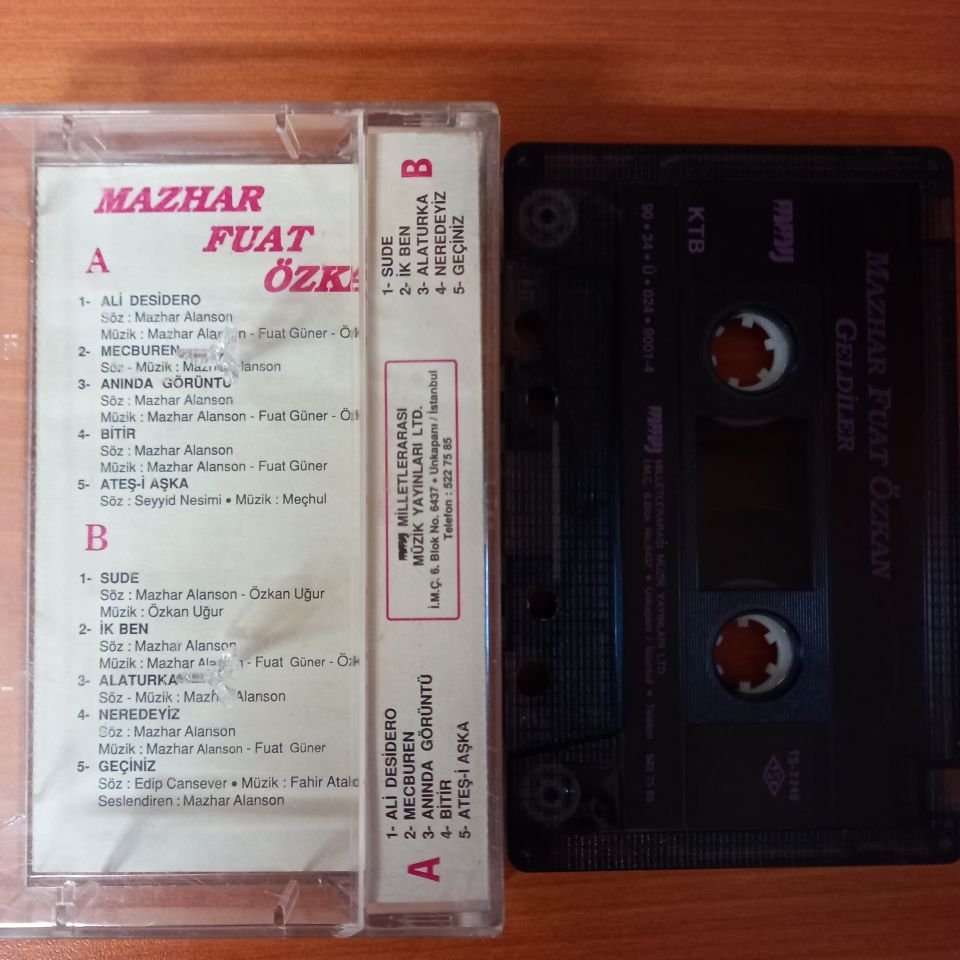 MAZHAR FUAT ÖZKAN - GELDİLER (1990) - KASET 2.EL