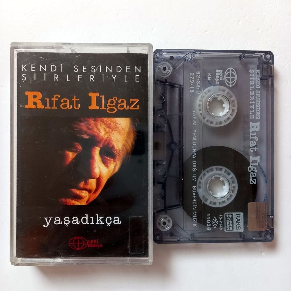 RIFAT ILGAZ - KENDİ SESİNDEN ŞİİRLERİYLE / YAŞADIKÇA (1992) - KASET 2.EL
