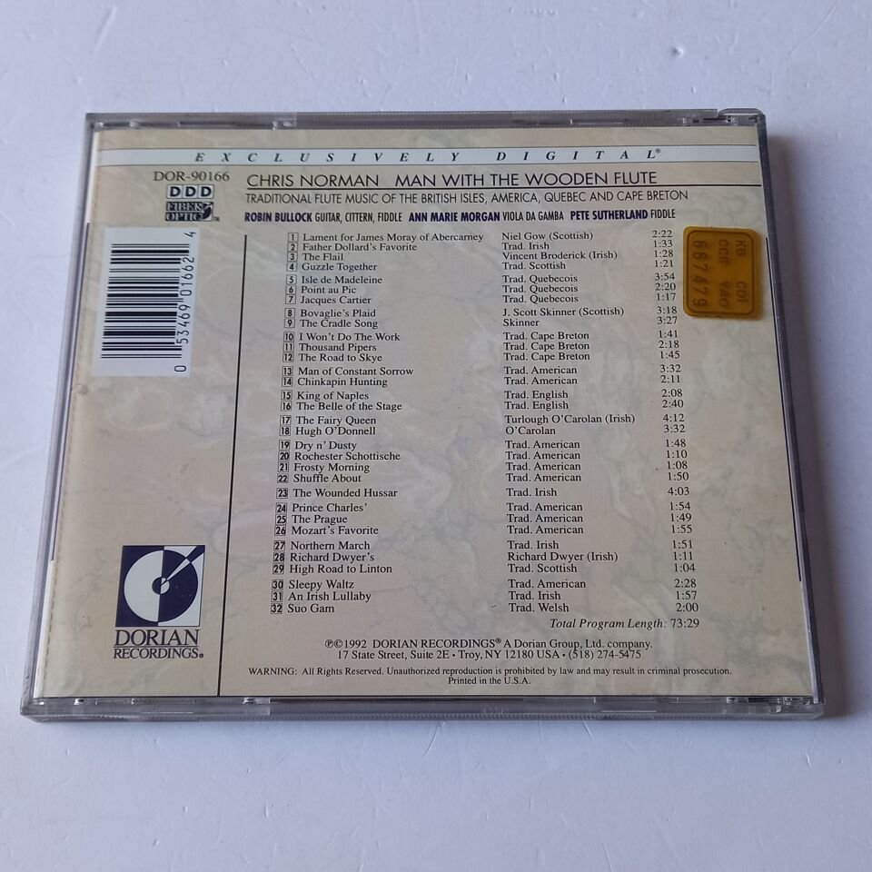 CHRIS NORMAN – THE MAN WITH THE WOODEN FLUTE (1992) - CD 2.EL