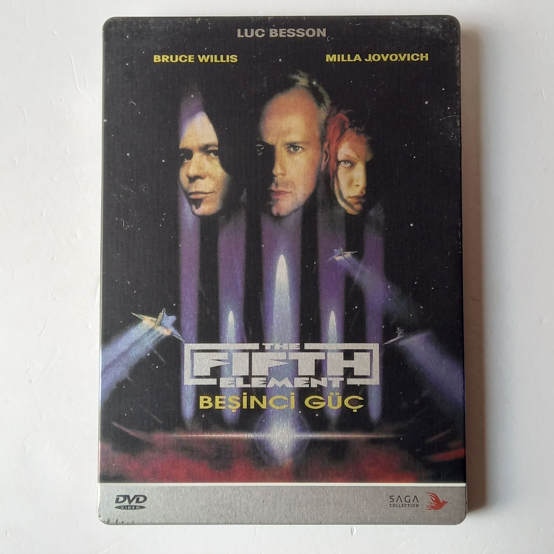 THE FIFTH ELEMENT / BEŞİNCİ GÜÇ - LUC BESSON, BRUCE WILLIS, MILLA JOVOVICH - DVD METAL KUTU 2.EL