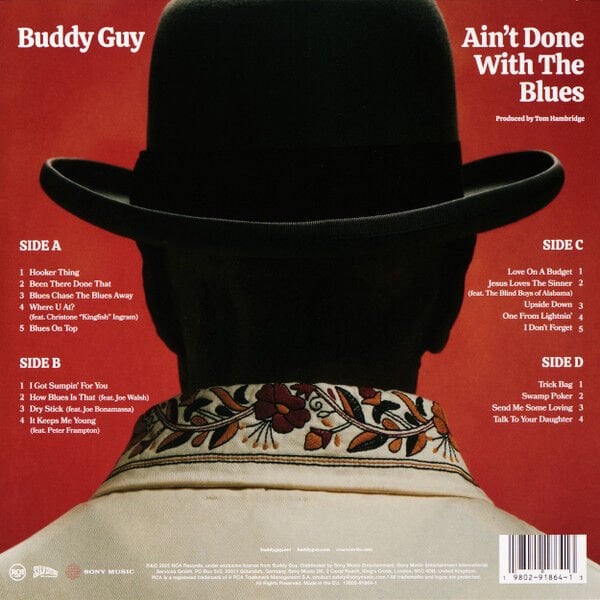 BUDDY GUY -AIN'T DONE WITH THE BLUES (2025) - 2LP SIFIR PLAK