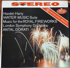 HANDEL: WATER MUSIC, ROYAL FIREWORKS, LONDON SYMPHONY ORCHESTRA, ANTAL DORATI - LP 2.EL
