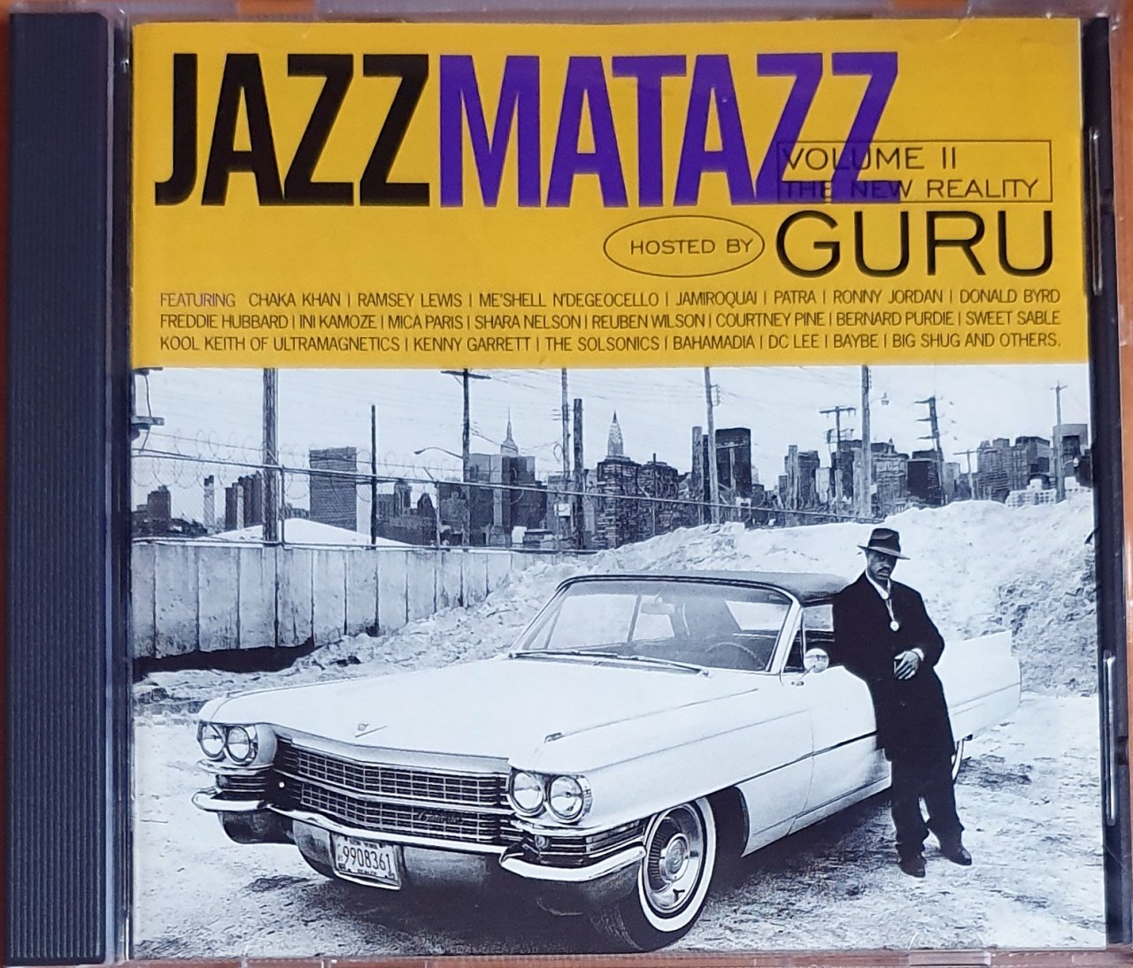 JAZZMATAZZ VOLUME II / THE NEW REALITY HOSTED BY GURU (1992) COLUMBIA CD 2.EL