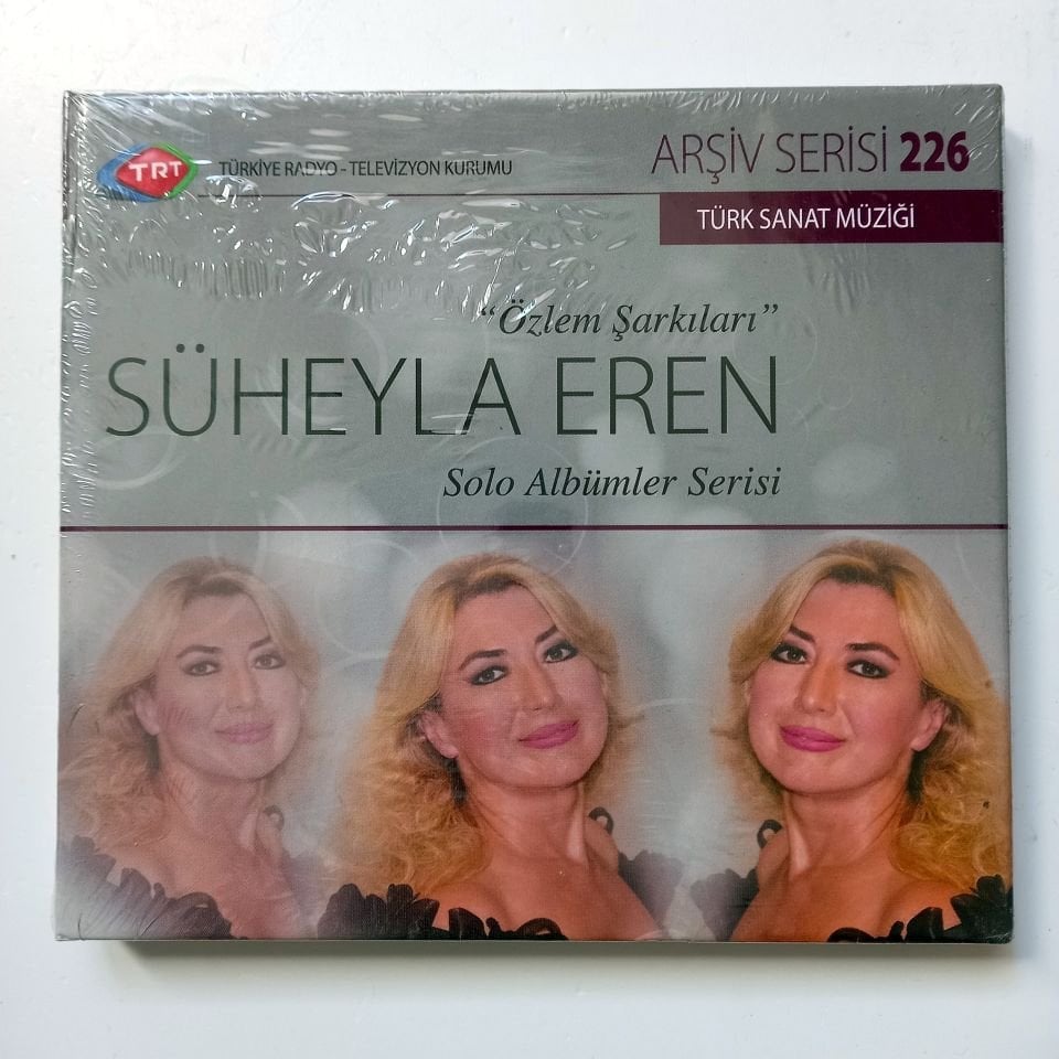 ''ÖZLEM ŞARKILARI'' SÜHEYLA EREN / TÜRK SANAT MÜZİĞİ / TRT ARŞİV SERİSİ 226 - CD SIFIR