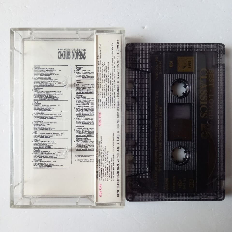 BEST LOVED CLASSICS 25 / LES PLUS CELEBRES CHOEURS D'OPERAS (1990) - KASET 2.EL