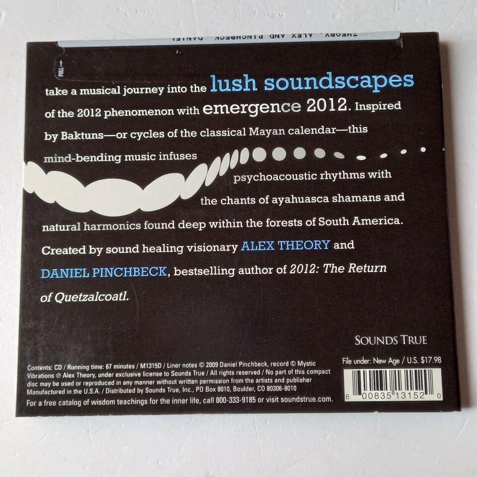 ALEX THEORY, DANIEL PINCHBECK – EMERGENCE 2012 / THE SOUNDTRACK FOR GLOBAL EVOLUTION (2009) - CD DIGIPAK 2.EL