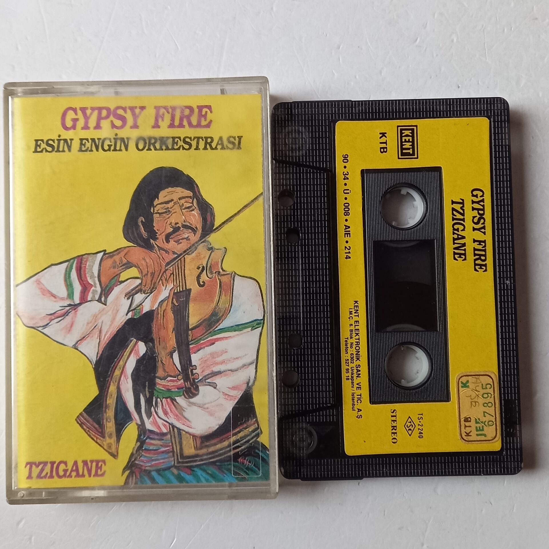 ESİN ENGİN ORKESTRASI - GYPSY FIRE (1990) - KASET 2.EL