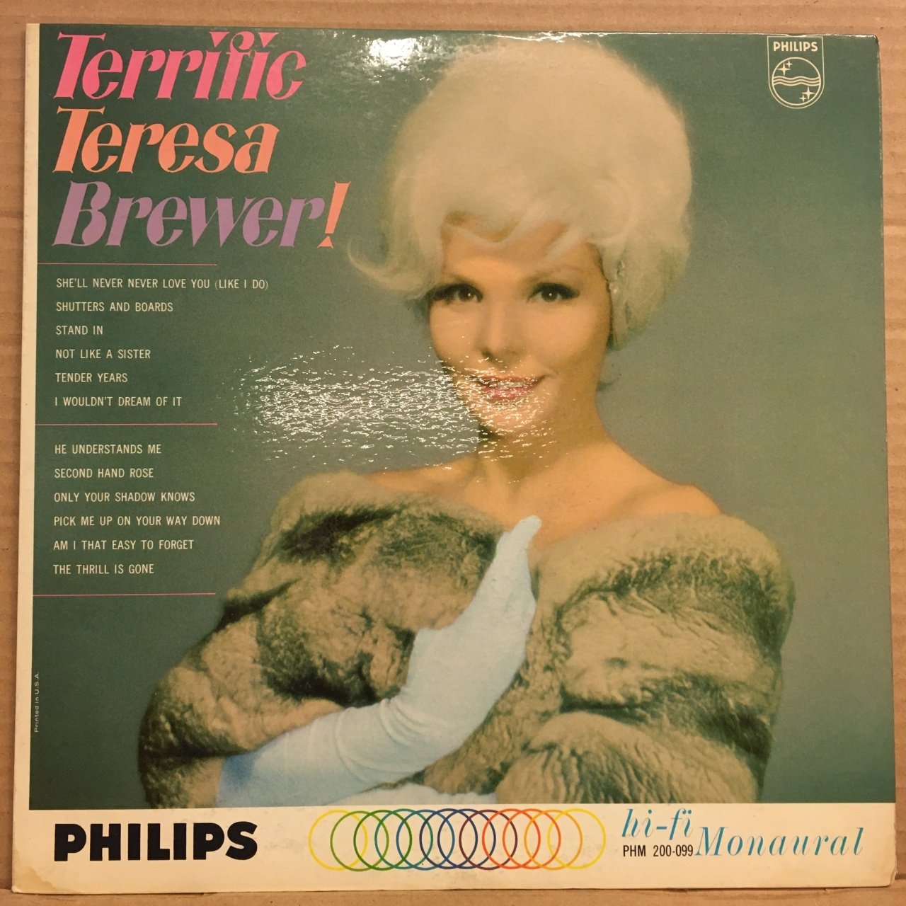 TERESA BREWER - TERRIFIC (1963) MONO 2.EL PLAK