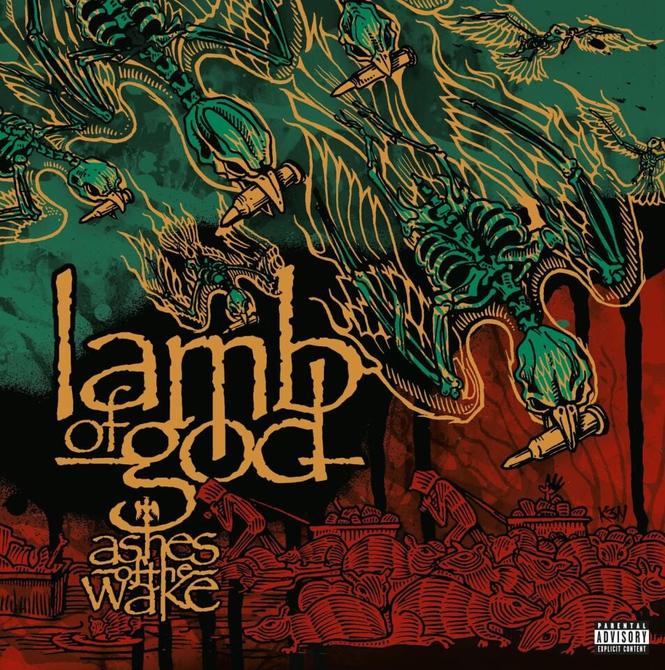 LAMB OF GOD - ASHES OF THE WAKE (2004) - 2LP 2024 20TH ANNIVERSARY EDITION SIFIR PLAK