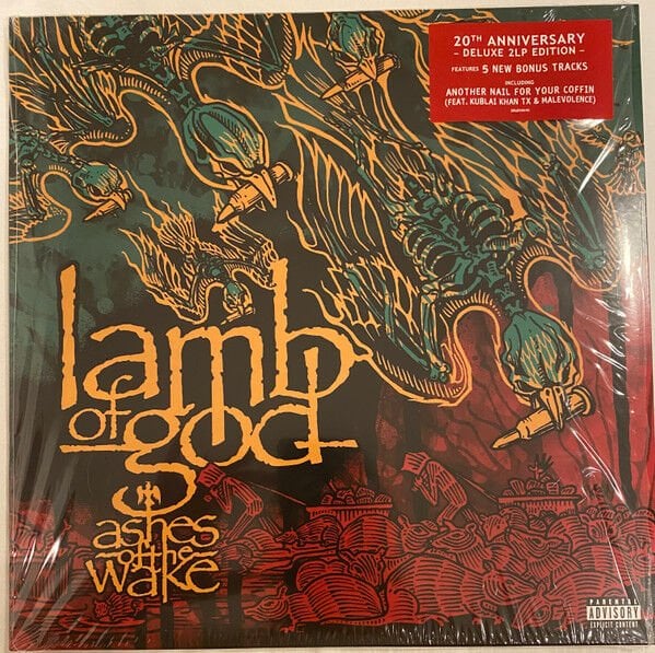 LAMB OF GOD - ASHES OF THE WAKE (2004) - 2LP 2024 20TH ANNIVERSARY EDITION SIFIR PLAK