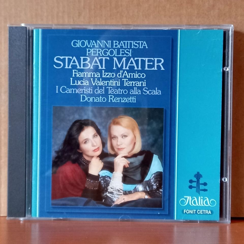 PERGOLESI: STABAT MATER / FIAMMA IZZO D'AMICO, LUCIA VALENTINI TERRANI / I CAMERISTI TEATRO ALLA SCALA / DONATO RENZETTI (1993) - CD 2.EL