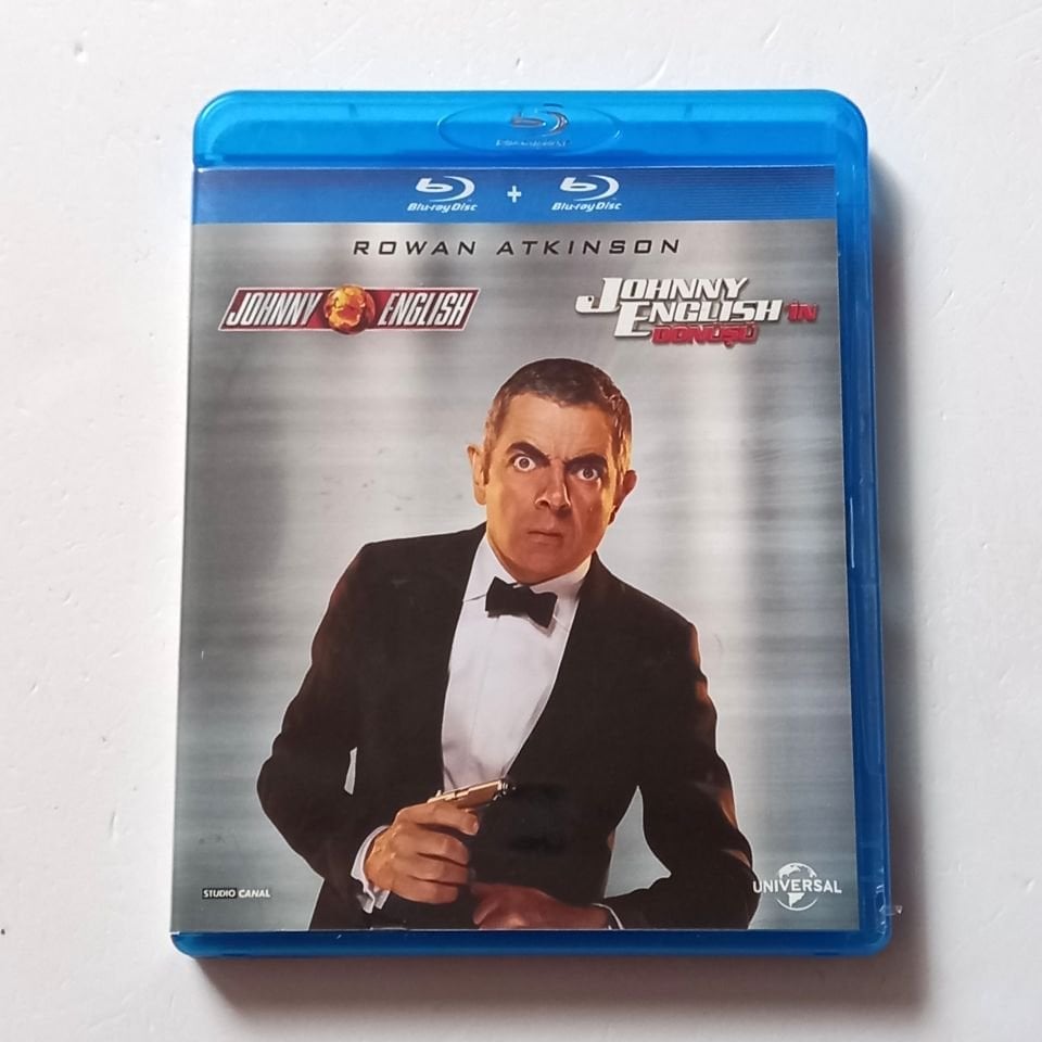 JOHNNY ENGLISH & JOHNNY ENGLISH',N DÖNÜŞÜ / JOHNNY ENGLISH & JOHNNY ENGLISH REBORN - ROWAN ATKINSON - YÖN.: PETER HOWITT / OLIVER PARKER - 2 BLU-RAY 2.EL