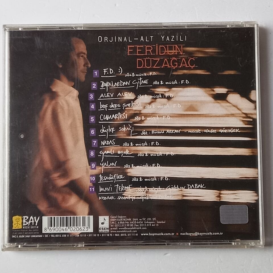 FERIDUN DÜZAĞAÇ – ORJINAL ALT YAZILI (2003) - CD 2.EL