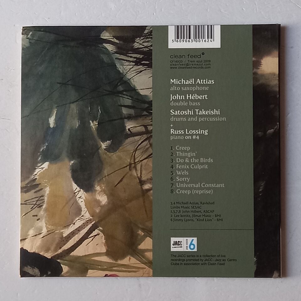 MICHAEL ATTIAS – RENKU IN COIMBRA (2009) - CD CARDBOARD SLEEVE 2.EL