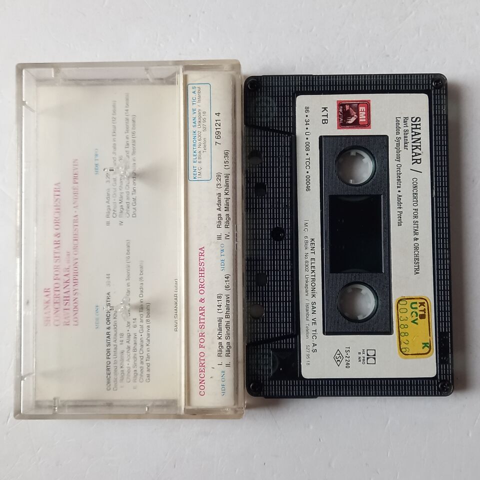 RAVI SHANKAR, ANDRE PREVIN, LONDON SYMPHONY ORCHESTRA – CONCERTO FOR SITAR & ORCHESTRA (1986) - KASET 2.EL