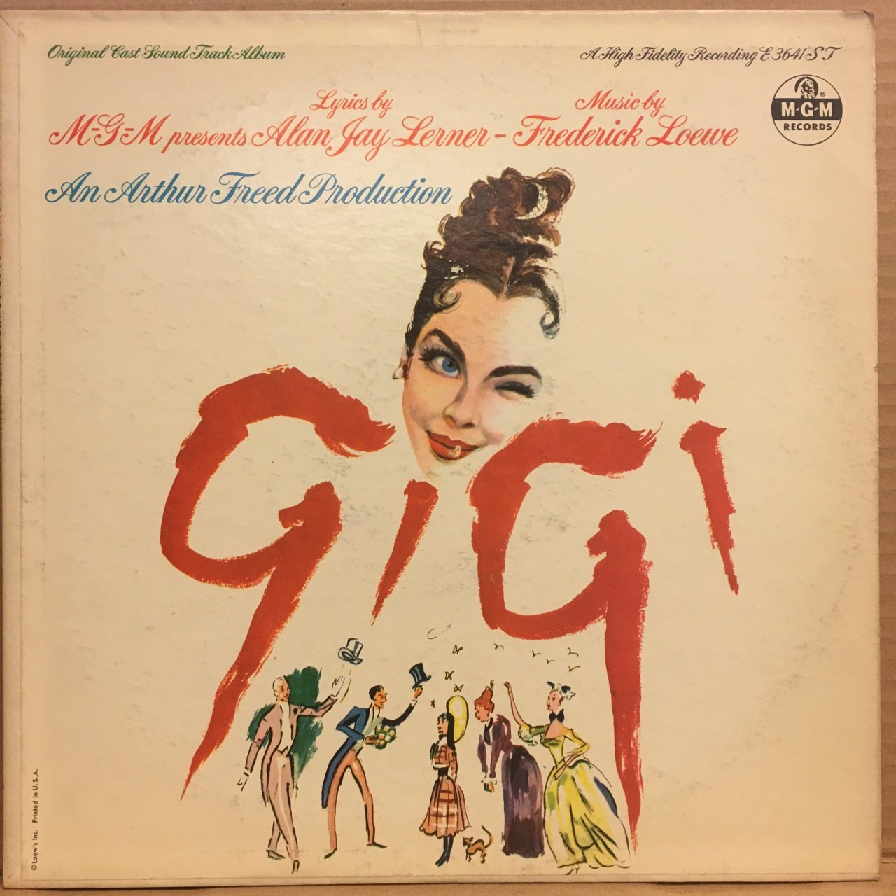 GIGI SOUNDTRACK FREDERICK LOEWE, ANDRE PREVIN (1959) 2.EL PLAK