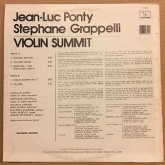 JEAN-LUC PONTY & STEPHANE GRAPPELLI VIOLIN SUMMIT PHILIPPE CATHERINE 2.EL PLAK