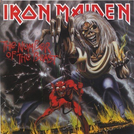 IRON MAIDEN - THE NUMBER OF THE BEAST (1982) - LP 180GR 2014 EDITION REISSUE SIFIR PLAK