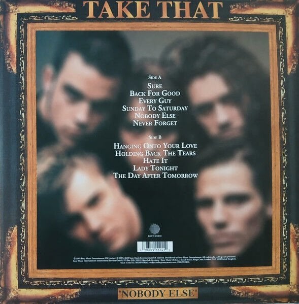 TAKE THAT - NOBODY ELSE (1995) - LP 2025 30TH ANNIVERSARY EDITION SIFIR PLAK