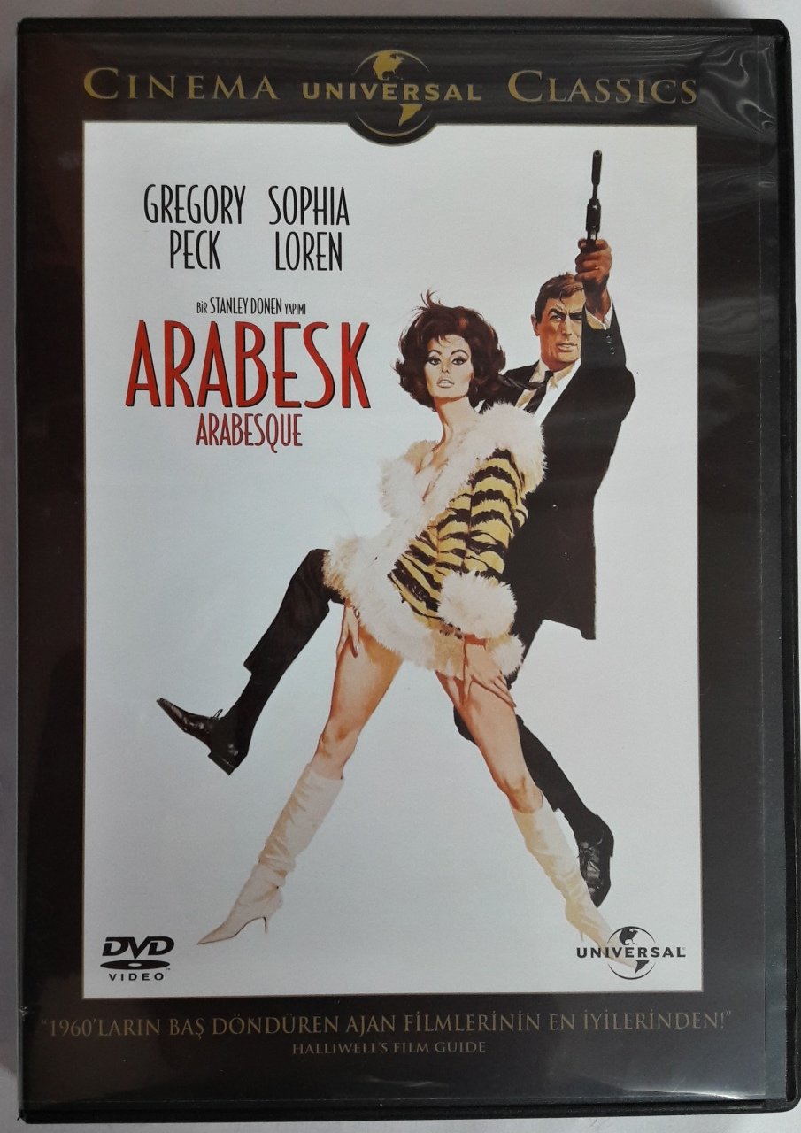 ARABESK - ARABESQUE - GREGORY PECK - SOPHIA LOREN - DVD 2.EL
